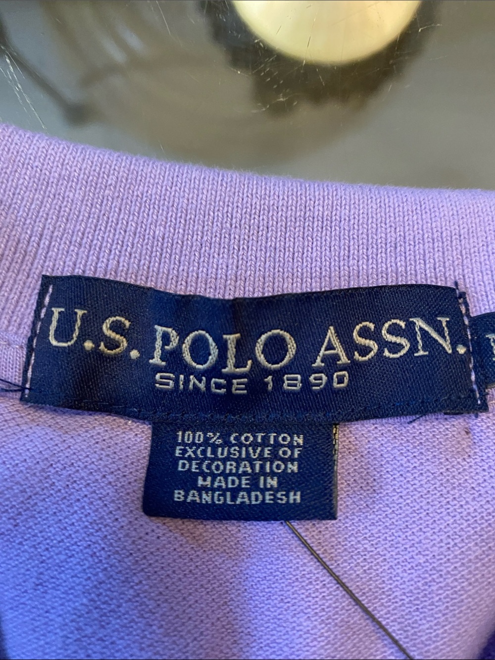 U.S. Polo Assn. Lavender Polo Shirt